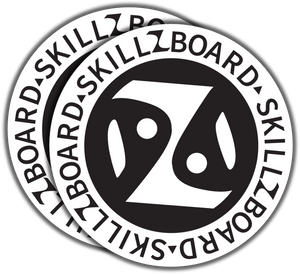 Skillzboard Stickers [ 2" Round x 2 ]